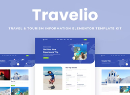 Travelio – Travel & Tourism Elementor Template Kit