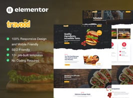 Travood – Food Truck & Street Food Elementor Pro Template Kit