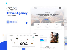 Trevia – Travel Agency Elementor Template Kit