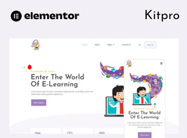 Tutturu E-Learning Service Elementor Template Kit