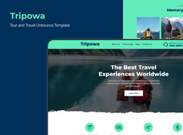 Tripowa — Tour and Travel Unbounce Template