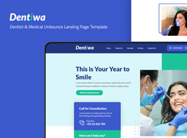 Dentiwa – Dentist & Medical Unbounce Landing Page