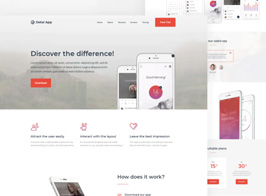 Detalapp – App Unbounce Landing Page Template