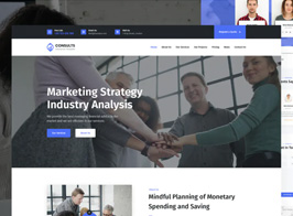 Consults – Consulting and Finance Unbounce Landing