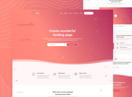 LeMeto – Isometric Business Unbounce Landing Page