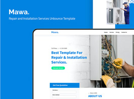 Mawa — Repair and Installation Unbounce Template