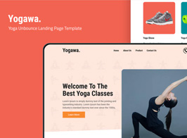 Yogawa – Yoga Unbounce Landing Page Template