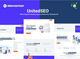 UnitedSEO – SEO and Digital Marketing Agency Elementor Template Kit