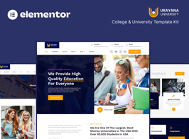 Urayana – University & College Elementor Template Kit
