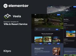 Veela – Vacation Rental & Resort Elementor Template Kit