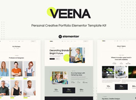 Veena – Personal Creative Portfolio Elementor Template Kit