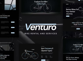Venturo – Bike Rental and Services Elementor Template Kit