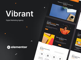 Vibrant – Digital Agency Elementor Template Kit