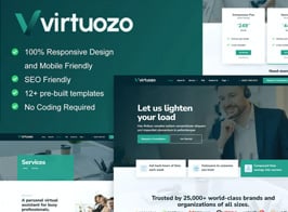 Virtuozo – Virtual Assistant Service Elementor Template Kit