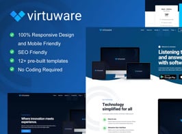 Virtuware – Saas & Digital Company Elementor Kit