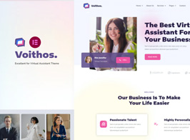 Voithos | Personal Virtual Assistant Elementor Template Kit