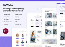 Wallar | Painting & Wallpapering Service Elementor Template Kit