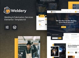 Weldery – Welding & Fabrication Services Elementor Template Kit
