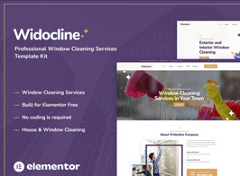 Widocline – Professional Window Cleaning Services Template Kit