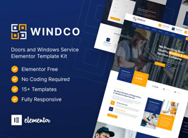 Windco – Doors & Windows Service Elementor Template Kit