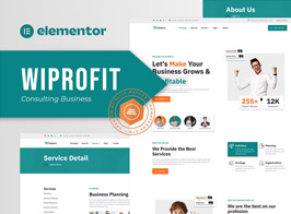 Wiprofit – Consulting Business Elementor Template Kit