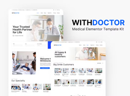 WithDoctor – Medical Elementor Template Kit