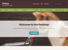 Woothemes Petshop Storefront WooCommerce Theme