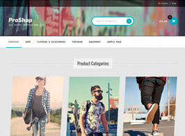 Woothemes Proshop Storefront WooCommerce Theme