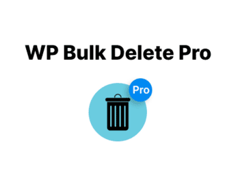 WP Bulk Delete Pro – WordPress Data and Database Cleanup