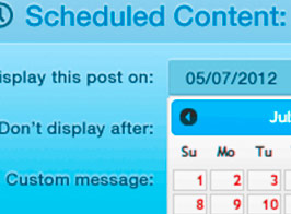 WPMUDEV Scheduled Content