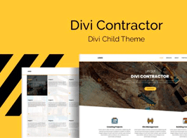 WP Zone Divi Contractor – Construct & Building Child Theme