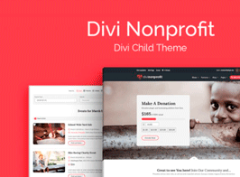 WP Zone Divi Nonprofit – Fundraising & Crowdfunding Child Theme