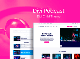 WP Zone Divi Podcast – Podcaster & Music Child Theme