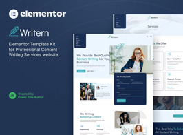 Writern – Content Writing Services Elementor Template Kit