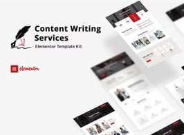 Writery – Content Writer Service Elementor Template Kit