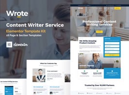 Wrote – Content Writing & Copywriting Template Kit