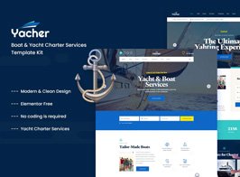 Yachter – Boat & Yacht Charter Services Template Kit