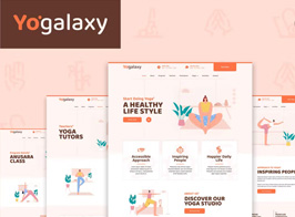 Yogalaxy – Yoga Pilates Fitness Studio Elementor Template Kit