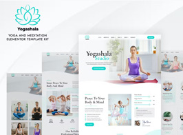Yogashala – Yoga & Meditation Elementor Template Kit