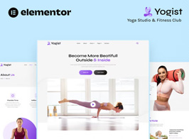 Yogist – Yoga Studio & Fitness Club Elementor Template Kit