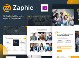 Zaphic – SEO & Digital Marketing Agency Elementor Template Kit