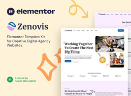 Zenovis – Creative Digital Agency Elementor Template Kit