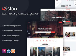 Ziston – Directory & Listings Elementor Template Kit